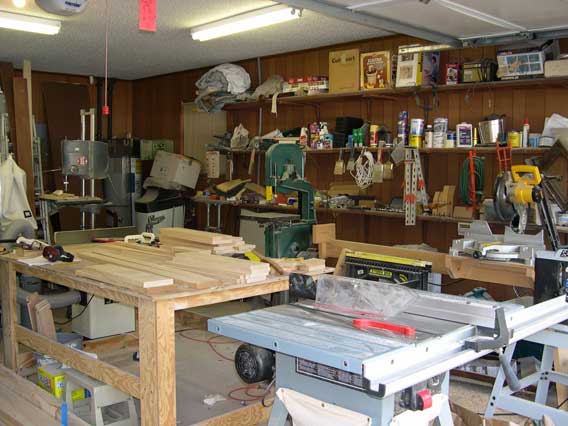 woodworking shop in garage | Woodworking Project Plan Shop